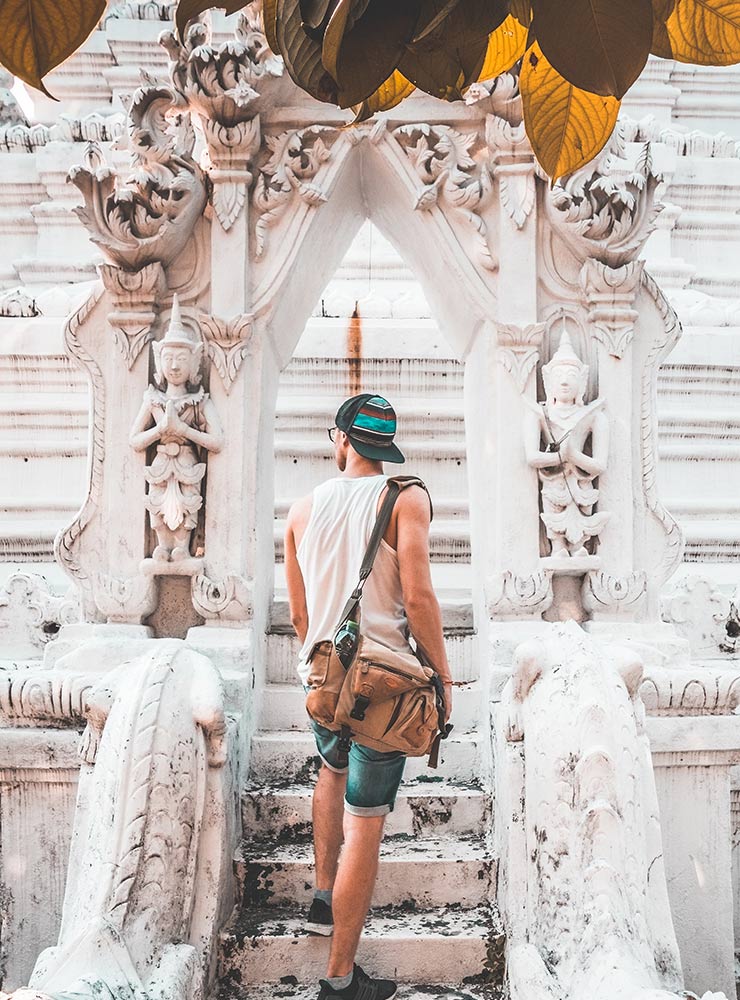 Thailand Rundreise Chiang Mai Wat Mahawan