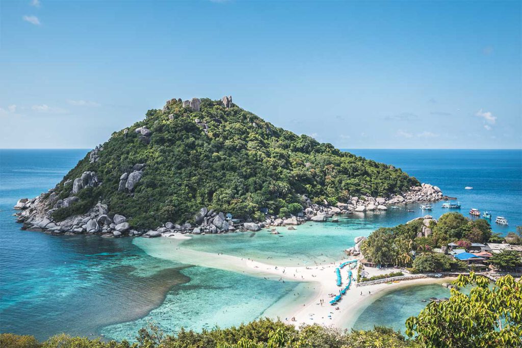 Thailand Rundreise Kho Pangan Namtok Than Sadet National Park Aussicht