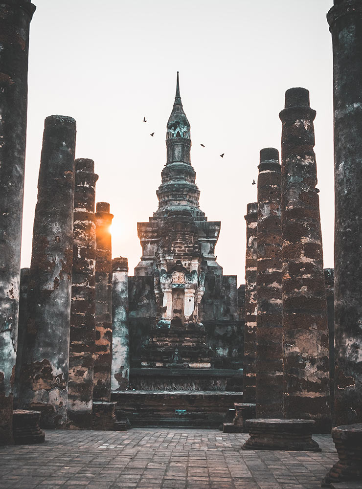 Thailand Rundreise Sukothai Historical Park 1