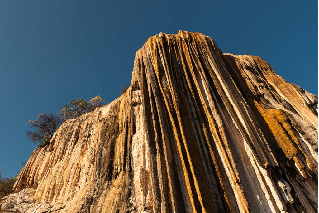 Mexiko Rundreise Hierve el Agua Wasserfall