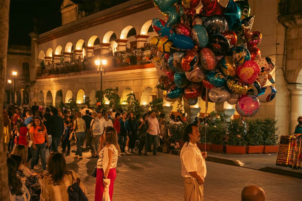 Mexiko Rundreise Oaxaca Zocalo